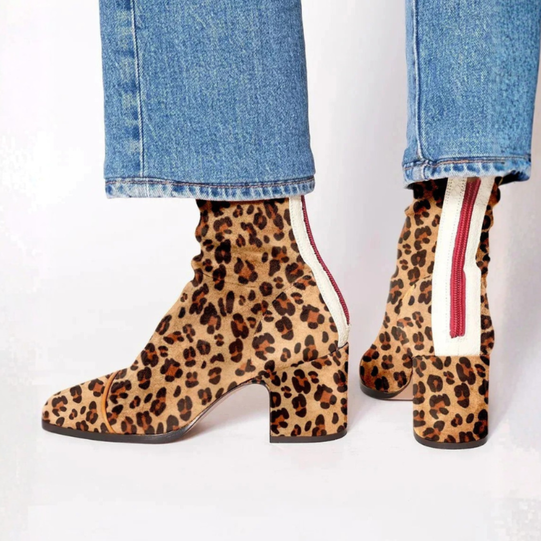 Nicola | Eleganckie botki na obcasie komfortowe