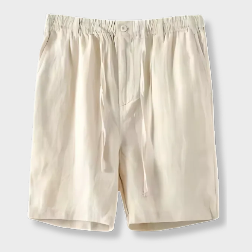 Anna | Krótkie lniane spodenki