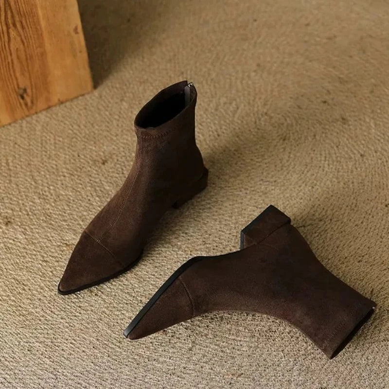 Tina | Eleganckie botki na obcasie komfortowe